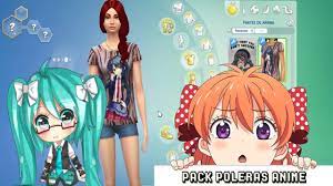 Mods para los sims 4, todo sobre el mc command center y contenido personalizado, ropa, muebles, peinados, etc. Pack Poleras Anime Para Los Sims 4 Youtube
