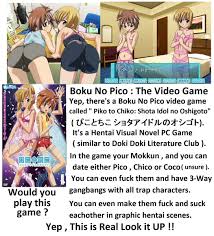 Jmantime On Twitter Boku No Pico The Video Game Would You Play This Anime Manga Videogames Bokunopico Lol Funny Memes Dankmeme Shotacon Https T Co M6ohczeb8d