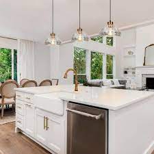 Polished Brass Island Pendant Light