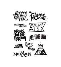 band logos band logos typo logo screamo bands