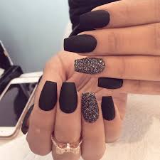 48 spooktacular halloween nail art ideas. Matte Black Nails That Will Make You Thrilled See More Http Glaminati Com Matte Black Nails Matte Nails Design Prom Nails Nails