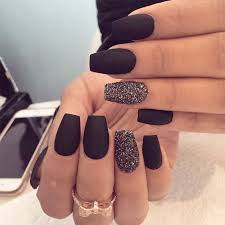 It makes everything look elegant and chic. 27 Matte Black Nails That Will Make You Thrilled Matte Nails Design Nails Gel Nails