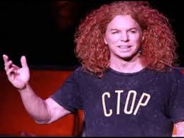 25 best curly haircuts for men seth rogan famous comedians. Comedian Carrot Top Bbc Interview Las Vegas Ginger Tonight Show Luxor Las Vegas Youtube