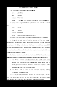 Contoh surat pernyataan kepemilikan tanah. Contoh Surat Perjanjian Damai Kecelakaan Lalu Lintas Jalan Cute766