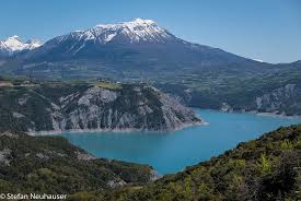 In het westen mediterrane vlakten en moerassen. Detail