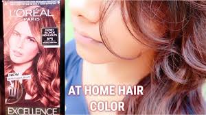 Honey blonde l'oreal excellence hicolor permanent hair color is the first permanent hair color specifically created for dark hair (black to medium brown). Diy Hair Color On Dark Hair At Home L Oreal Paris Excellence Fashion Highlights Honey Blonde Youtube