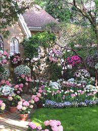 Pinner Says This Garden Appears Every May With Lots Of Hard Work By The Lady That Lives Here Just Gorgeo Beautiful Gardens Garden Inspiration Cottage Garden