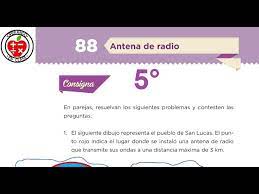 Libro de matematicas 5 grado contestado; Desafio 88 Antena De Radio 5to De Primaria Youtube
