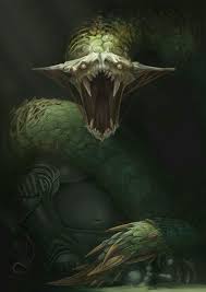 Vibora Da Cova Morto Vivo Criatura Incomum Fantasy Beasts Creature Concept Art Fantasy Monster
