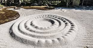 The japanese rock garden (枯山水, karesansui) or dry landscape garden, often called a zen garden, creates a miniature stylized landscape through carefully composed arrangements of rocks, water features, moss, pruned trees and bushes. Japanese Zen Rock Gardens How To Make Benefits