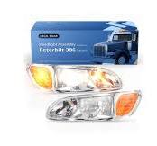 Amazon.com: High Soar Headlights Assembly for Peterbilt 386 ...