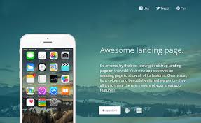 You can download and free use. Download Free Responsive Html5 Landing Page Bootstrap Template