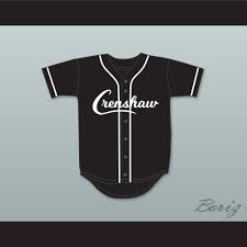 Nipsey hussle is wearing some illegal jewelry, it might be a smokers dream but also could land you in jail. Nipsey Hussle 33 Crenshaw Black Baseball Jersey Borizcustom