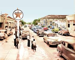 1948 Scene On E Levee St In Brownsville Texas In Process Of Being Colorized And Restored Week 1 Colorized Photos Brownsville Photo