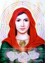 The Mary Magdalene Print By Rose Raven Mary Magdalene Spirited Art Sacred Feminine