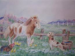 Maybe you would like to learn more about one of these? Pony And Farm Animals Drawing By Morgan Walsh