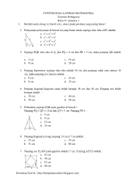 Contoh file berikut ini adalah kumpulan dari be. Contoh Soal Pilihan Ganda Teorema Pythagoras Dan Jawabannya Pejuang Soal