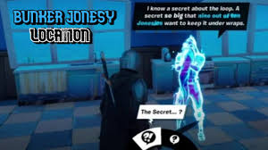 All 40 npc locations in season 5! Secret Bunker Jonesy Location Fortnite Youtube
