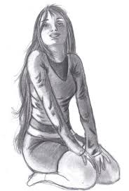 Draw any face in side view completely from memory! Kneeling Pose By Ckrower On Deviantart