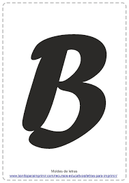 Moldes De Letra B Para Imprimir Bonitoparaimprimir Facebook Os moldes de letras sao lindos para decoracao. moldes de letra b para imprimir