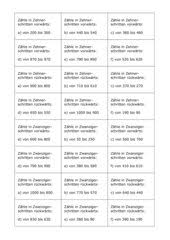 Die pdf dateien könnt ihr ganz einfach herunterladen und anschließend ausdrucken. Mathematik Arbeitsmaterialien Zahlenraum Zahldarstellung Stellenwert 4teachers De