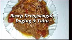 Langkah 4, masukkan irisan daging sapi: Resep Krengsengan Daging Tahu Jaked With Meat Youtube