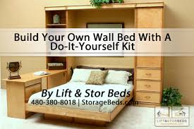 Do It Yourself Storage Bed Kits Diy Wall Beds Lift Stor Beds Murphy Bed Diy Murphy Bed Plans Murphy Bed Ikea