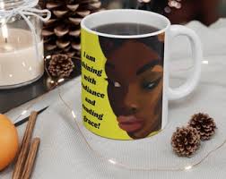 Mugs, Black Art, African American Art, Coffee Cups, Kitchen, Office,  Christmas Gift, Birthday Gift, Gift for Friend, Mother's Day