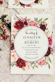 Cheap Burgundy Floral Boho Wedding Invitations Ewi421 Wedding Invitations Boho Boho Floral Wedding Invitations Fall Wedding Invitations