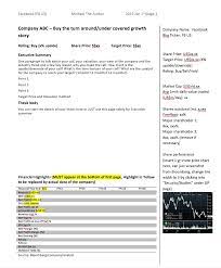 Equity Research Report Template 2 Templates Example Templates Example Report Template Research Report Professional Templates