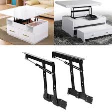 With this kind of lift hardware,you can turn a normal coffee table into a functional coffee table, you will get more spacing. Table Lifting Frame 2pcs Practical Lift Buy Online In Bermuda At Desertcart