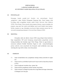 Contoh kertas kerja lawatan sambil belajar. Kertas Kerja Lawatan Ke Usm 2017 Docx