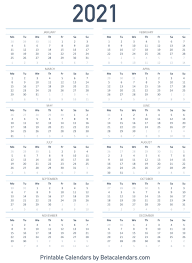 When you are in print mode you can also save the calendar as a pdf file. 2021 Calendar Beta Calendars