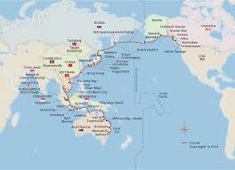 Find the perfect australia japan map stock photo. Australia Asia Alaska Sydney To Vancouver Cruise Overview