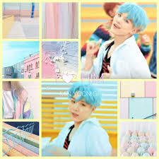You can also upload and share your favorite blue aesthetic pc wallpapers. Min Yoon Gi Aesthetic Pink Blue Yellow Green Pastel Aesthetic Army S Amino