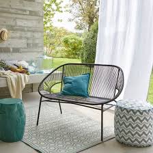 Banquette De Jardin Joalie Noir La Redoute Interieurs La Redoute Mobilier Jardin Banquette Jardin Chaise Design