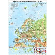 Maybe you would like to learn more about one of these? Europa Harta De Perete Fizica Geografica Si Politica 100x140 Cm Laminata Baghete