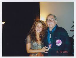Gabriel García Márquez with Shakira - Gabriel García Márquez Collection -  Harry Ransom Center Digital Collections