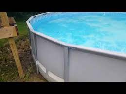 3 Ways To Fix Repair Patch Intex Above Ground Pool With Leak Filled Vlog Youtube Intex Above Ground Pools Above Ground Pool Liners In Ground Pools