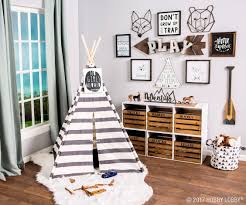 Give Your Little Explorer The Perfect Place To Play With A Woodland Themed Playroom Kid Room Decor Baby Boy Rooms Playroom Decor
