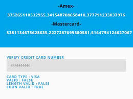 It generated 100% valid visa credit card numbers.; Credit Card Number Generator Validator With Jquery Validmycard Free Jquery Plugins