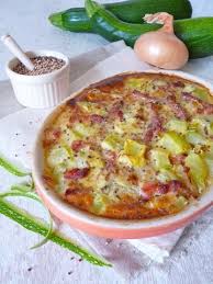 Un Gratin De Courgettes Aux Lardons Releve De Moutarde Http Jecuisinesansgluten Com Gratin Sans Gluten Cour Recettes De Cuisine Cuisine Gratin De Courgettes