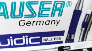 The company was founded as l hauser kg on 1 february 1953 by swiss engineer georg h. Hauser Germany Fluidic Ball Pen Since 1930 Youtube