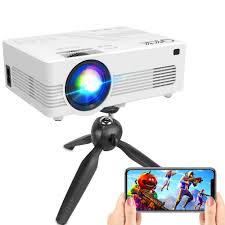 جهاز عرض Wifi جهاز عرض Qkk م حد ث 5500 لومن ملحق عالي الدقة 1080 بكسل Dukakeen Com