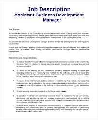 Finance managers also investigate ways to improve profitability and analyze markets for business opportunities, such as expansion, mergers, and acquisitions. Free 9 Sample Business Development Job Description Templates In Pdf Ms Word