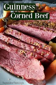 Then reduce the heat and simmer, allowing about 1 hour per pound. Easy Guinness Corned Beef Recipe Made In The Oven Corned Beef Recipes Beef Brisket Recipes Beef Recipes
