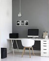 Office Grey Home Office Design Home Office Decor Interior