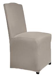 Serta 1 Piece Reversible Stretch Suede Dining Parsons Chair Long Skirt Slipcover Brown Ivory Review Slipcovers For Chairs Dining Chair Slipcovers Chair