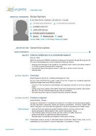 It is a personal document that outlines your professional career and educational level. Cv Template Italiano Curriculum Vitae