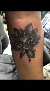 Lotus Flower Tattoo I Did What Do You Think Was Done On Dark Skin Dark Skin Tattoo Color Tattoo Black Flowers Tattoo